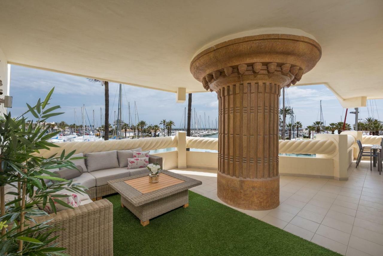 Wintowinrentals Luxury And Sea View Inside Puerto Marina 贝纳尔马德纳 外观 照片